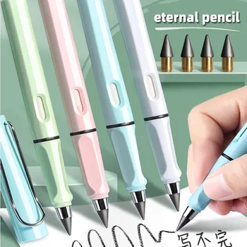 2ШТ Macaron Color Eternity Pencil Неограниченное количество инструментов для рисования художественных эскизов Школьные канцелярские принадлежности Канцелярские принадлежности