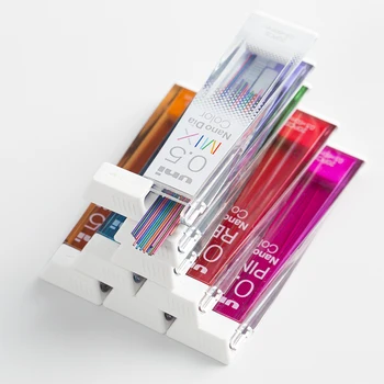 Japan Uni Nano Dia Color 202NDC Цветной Механический карандаш с графитовыми грифелями 0,5 для письма, рисования, школьных принадлежностей