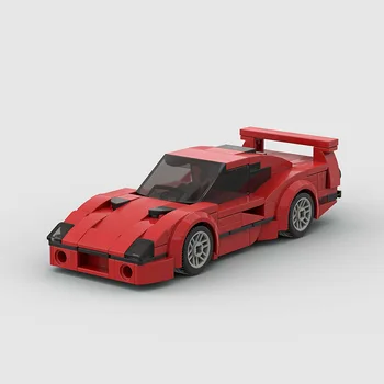 MOC F40 Red (M10130) строительные блоки со сборкой совместимых подарочных игрушек Lego Model