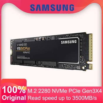 Samsung 970 EVO Plus M.2 NVMe SSD 250 ГБ 500 ГБ 1 ТБ 2 ТБ Nvme Pcie Внутренний твердотельный накопитель Дюймовый ноутбук твердотельный накопитель PC disk