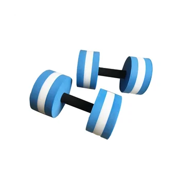 Водная плавающая гантель Аэробные упражнения Водная гантель Оборудование для плавания Водная йога Фитнес-гантель (синий)