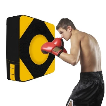 Домашняя Настенная боксерская мишень для ударов кулаками из искусственной кожи, тренировочный мешок с песком, спортивный манекен для боксерской груши, боец для занятий боевыми искусствами, фитнес