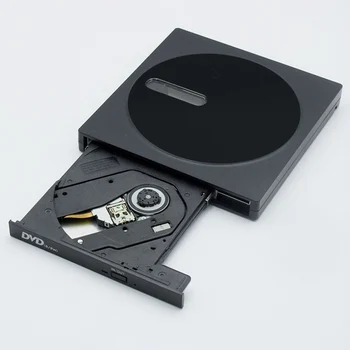 Корпус оптического привода Корпус USB3.0 Type-C DVD CD-ROM Плеера Корпус Антисейсмический Противоскользящий Двойной Разъем для Ноутбука Ноутбук