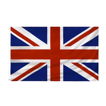 Прямая поставка 100% полиэстер Флаги Великобритании