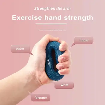 Силиконовый тренажер для рук, тренирующий силу запястья и мышц рук, Пятипальцевый силиконовый тренажер для рук, тренажер для тренировки силы рук