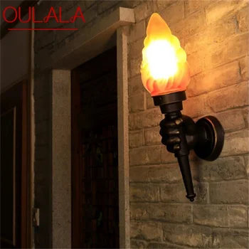Уличные настенные бра PLLY, классический фонарь, креативный светодиодный водонепроницаемый светильник для домашнего декора