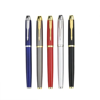 Фирменная металлическая ручка для бизнес-подарка премиум-класса, индивидуальная гравировка для предприятий, Нейтральная реклама, Водная ручка, Черный костюм