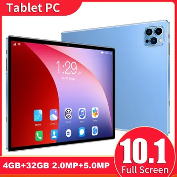 10,1-дюймовый Планшетный ПК 4 + 32G Android Smart Tablet PC 4G 8-Ядерный Обучающий Игровой Планшетный ПК С Поддержкой Двойной карты Blue EU Plug