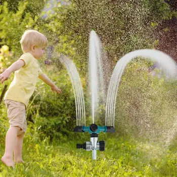 Садовые разбрызгиватели воды, вращающиеся на 360 градусов, Разбрызгиватель воды для детей, играющих на открытом воздухе, Разбрызгиватель для полива травы, Садовый Разбрызгиватель