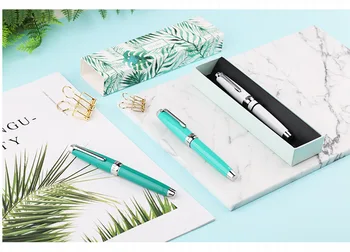 Металлический держатель ручки New Moon 3 Pen с красочной краской для выпечки Extra Fine Art Sharp Студенческий практичный персонаж Подарочная ручка для взрослых в коробке передач