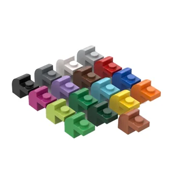 10шт MOC Parts 6091 Наклонные Изогнутые 1 x 2 x 1 1/3 с Изогнутым Верхом Совместимые Кирпичи DIY Assmble Строительные Блоки Particle Kid Toy