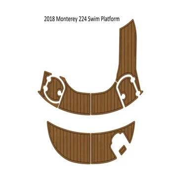 2018 Monterey 224 Swim Platfrom Step Pad Лодка EVA Пена Палуба Из Искусственного Тика Коврик Для Пола Подложка Самоклеящийся SeaDek Gatorstep Style