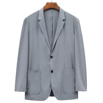 SS5317-Мужской тонкий повседневный солнцезащитный крем, эластичный маленький костюм весна-осень, однобортная куртка west, летняя рубашка