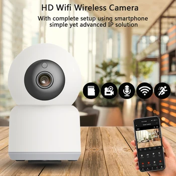 Tuya WiFi Внутренняя камера Smart Life Мини IP-камера Беспроводная безопасность Домашнее видеонаблюдение Камера взлома