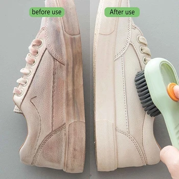 Автоматическая щетка для слива жидкости из обуви, глубокая очистка, мягкая щетина, Щетка для ежедневного мытья белья