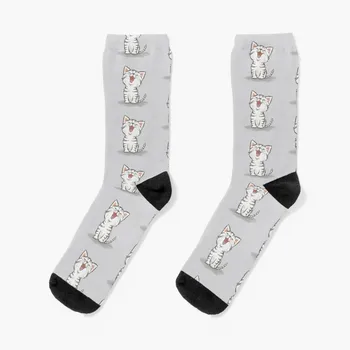 Американские Короткошерстные счастливые Носки Christmas Sock man