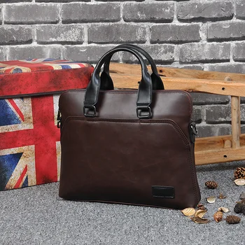 Винтажные мужские портфели из мягкой кожи, деловая сумка, офисная сумка для ноутбука, мужская сумка-мессенджер большой емкости через плечо