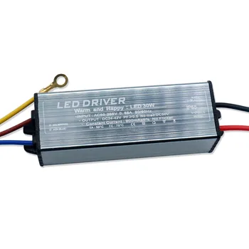 Драйвер LDE IP65 10 Вт 20 Вт 30 Вт 40 Вт 50 Вт DC24-42V Светодиодный Трансформатор Освещения IP65 Уличный фонарь Прожектор Водонепроницаемый Адаптер AC85-265V
