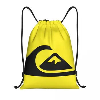 Изготовленный на заказ рюкзак с логотипом Quiksilvers Surf для серфинга на шнурке, сумки для мужчин и женщин, легкий спортивный рюкзак для спортзала, сумки для тренировок