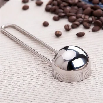 Мерная ложка для кофе, чая и специй из нержавеющей стали, совок для перемешивания ложкой с длинной ручкой
