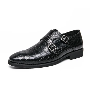 Мужская Кожаная обувь 2023, Весенние Британские Повседневные кроссовки, Дышащая Обувь для ходьбы на плоской подошве, Дизайнерская Роскошная Мужская Легкая обувь на мягкой подошве