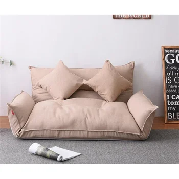Напольная мебель, Откидывающийся Японский диван-кровать-футон, Современное Складное кресло-шезлонг с регулируемым спальным местом для гостиной