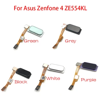 Новая кнопка Home Кнопка с датчиком отпечатков пальцев Гибкий кабель для ASUS Zenfone 4 ZE554KL 5,5 