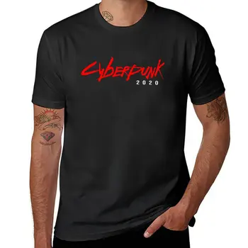 Новая футболка Cyber flashback, белые футболки для мальчиков, футболки с аниме, футболки для мужчин, хлопок