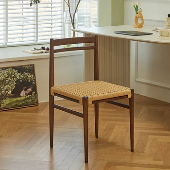 Обеденный стул с деревянной подушкой, Дизайнерская классика для помещений, Удобные стулья, Библиотека, Скандинавские шезлонги, Salle Manger, Мебель для спальни