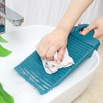 Пластиковая стиральная доска с противоскользящим утолщением, Подвесная Стиральная доска для чистки белья, инструмент для чистки белья, аксессуары для ванной комнаты