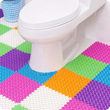 Противоскользящий коврик для ванной, кухня, Многоцветный коврик, Душевая, Высококачественный пластиковый коврик 25 см * 25 см, резиновый коврик для массажа ног