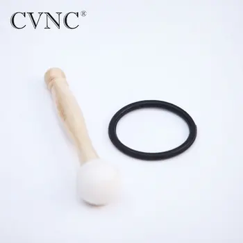 Резиновый молоток CVNC и уплотнительное кольцо для хрустальной поющей чаши