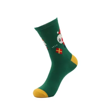 Рождественские носки с мультяшным принтом Снеговика и Санты, повседневные простые носки для детей, повседневные носки Calcetines Racing, танцевальные носки с защитой от блистеров