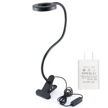 Светодиодные Клипсы Практичный Зажим USB Маленькая Настольная Лампа Ночник Офис Спальня Гараж Клип Настольная Лампа Лампа для чтения
