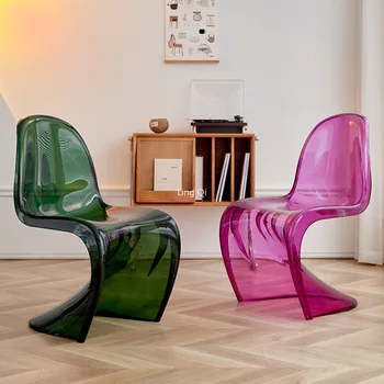 Современные обеденные стулья для столовой, Удобные Дизайнерские Односпальные стулья для отдыха, Минималистичная Силла, Доступные товары для дома