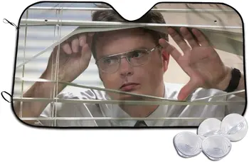 Солнцезащитный козырек на лобовое стекло автомобиля BytHokpy с сумкой для хранения для большинства седанов, внедорожников и грузовиков-блокирует Максимальное количество ультрафиолетовых лучей и сохраняет прохладу вашего автомобиля 51