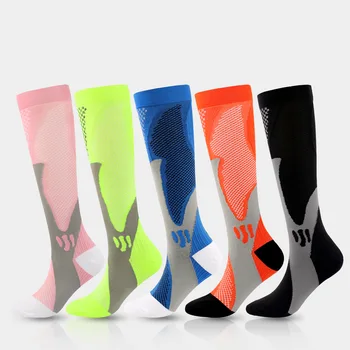 Спортивные носки мужские и женские носки для верховой езды, защита ног для тренировок на открытом воздухе, дышащие футбольные носки для бега через скакалку