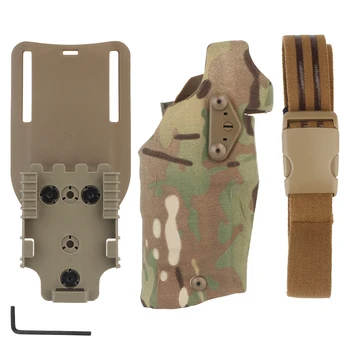 Тактическая Кобура Glock 6354DO Drop Adapter Быстроразъемный Ножной Ремень Комплект Кобура Подходит Для Glock 17/19 С X300/x300u Military Caza