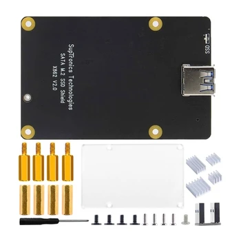 Улучшенная карта памяти для платы расширения Raspberry 4 X862 V2.0 NGFF SSD Обеспечивает быструю передачу данных