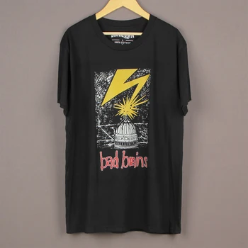 Футболка Bad Brains, регги, панк, Хардкор, Черный флаг, незначительная угроза, мужская летняя хлопковая футболка Buzzcocks