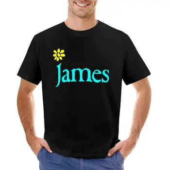 Футболка James, одежда kawaii, летние топы, милые топы, мужские футболки с длинным рукавом