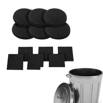 Черный квадратный компостный фильтр, хлопковая губка для фильтрации, кухонный компост из бочонка вместо активированного угля