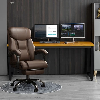 Чехол для поддержки шеи офисного кресла с поясничной поддержкой, эластичный стул Ffice с высокой спинкой, офисная мебель Nordic Cadeira De Escritorio