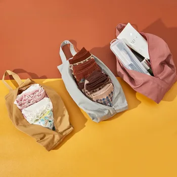 Новая портативная дорожная сумка для отделки большой емкости, складные носки, сумка для хранения нижнего белья, ткань для ручной стирки, косметичка