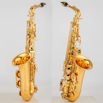 Сделано в Японии 280 Профессиональных альт-дроп-электронных саксофонов Золотой альт-саксофон с мундштуком Reed Aglet Дополнительная посылка почтой