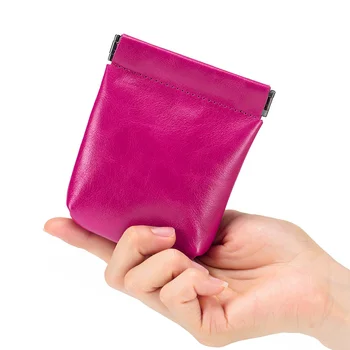 Мини-кошелек из натуральной кожи для мужчин и женщин, сумка для мелочи на пружинной застежке, детские наушники для девочек, кабель для передачи данных кредитной карты, сумка для хранения