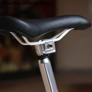 Aceoffix 31,8x550 мм Ниппельный подседельный штырь для велосипеда Brompton из алюминиевого сплава Матовый глянцевый