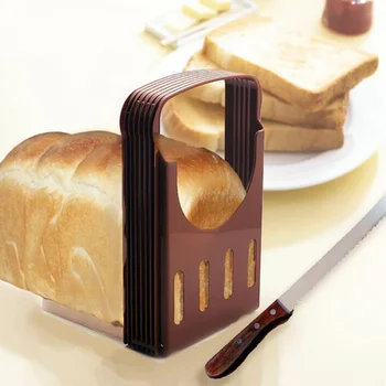 Кухонный складной бытовой прибор для выпечки хлебных тортов, ломтерезка для тостов, ломтерезка для выпечки хлеба, вспомогательная пластиковая ломтерезка